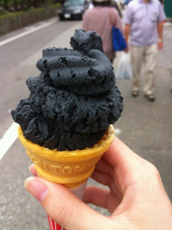 Coal Flavored Ice cream