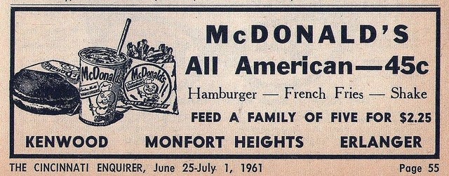 Vintage McDonald's Ad's