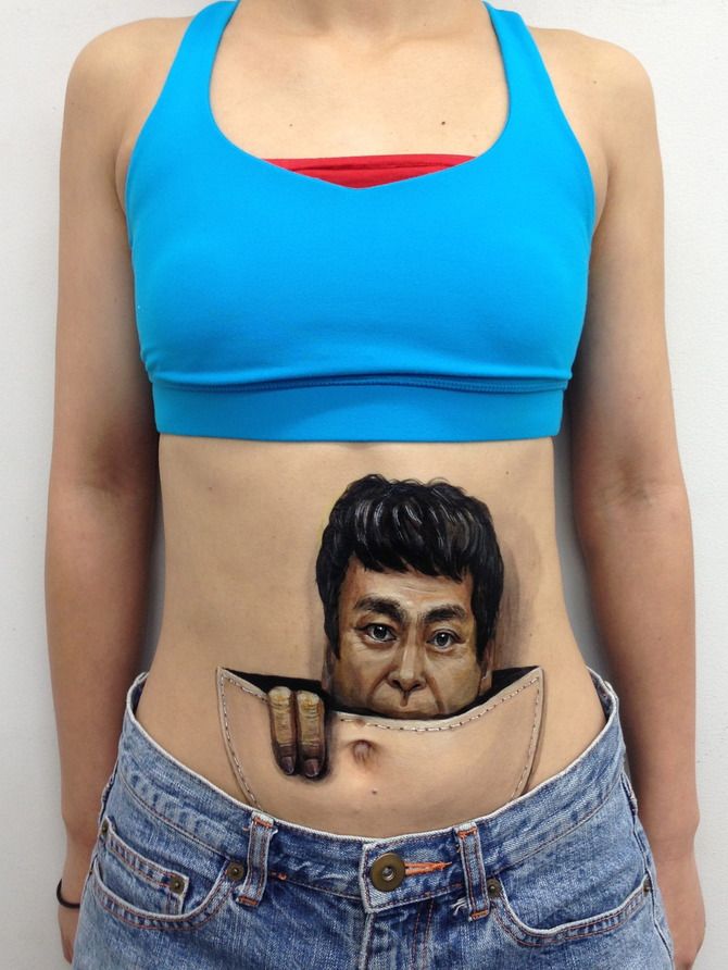 Body paintings by Hikaru Cho