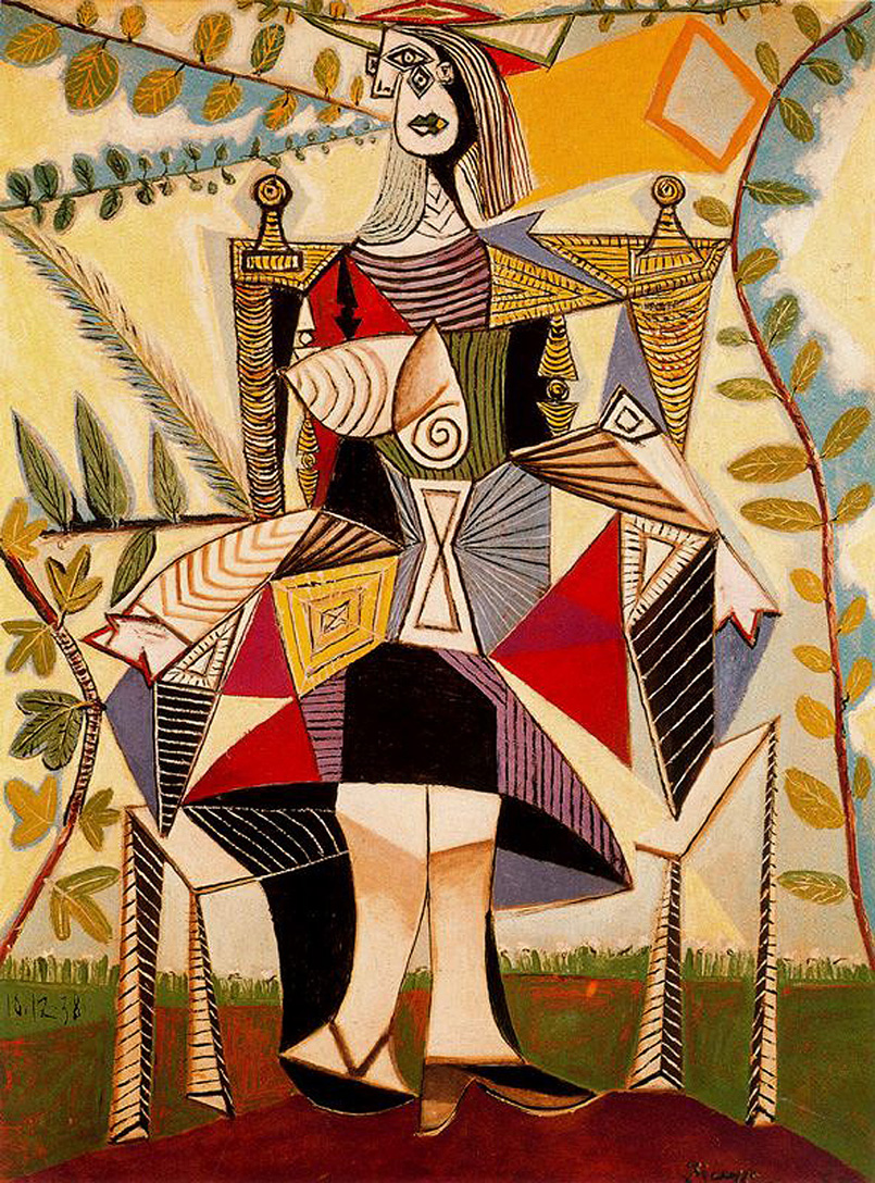 Woman sitting in a garden by Pablo Picasso 63.5 Million
