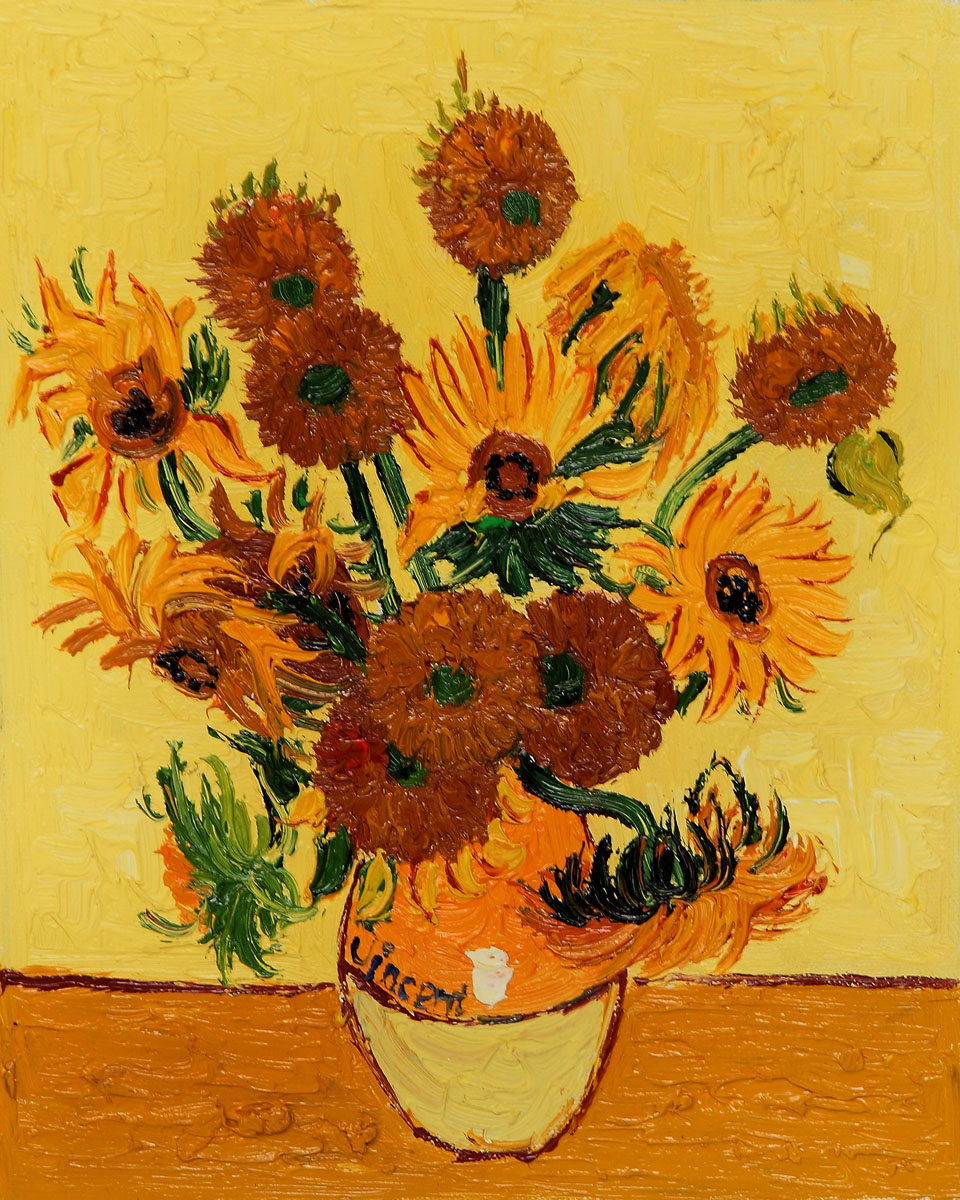 Vase with Fifteen Sunflowers by Vincent van Gogh 74.5 Million