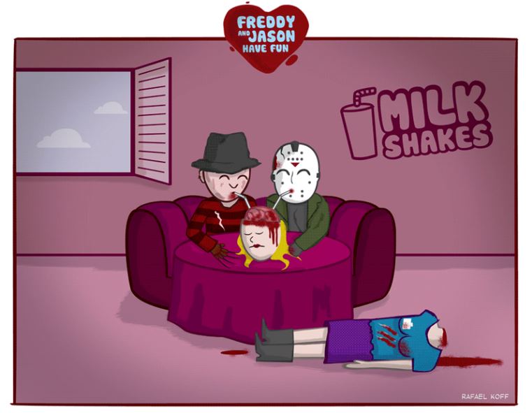 Freddy And Jason Have Fun By Rafael Koff