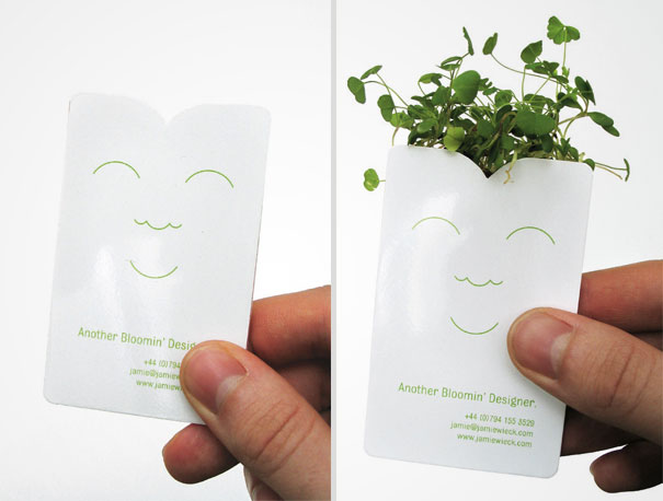 Designers Seed Packet Business Card