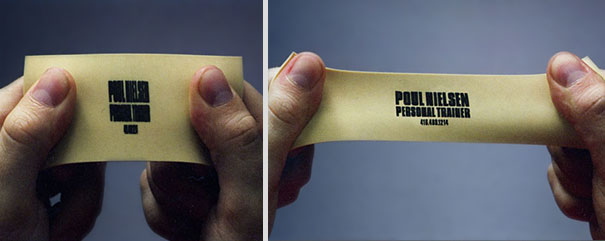 Stretchy Personal Trainers Business Card