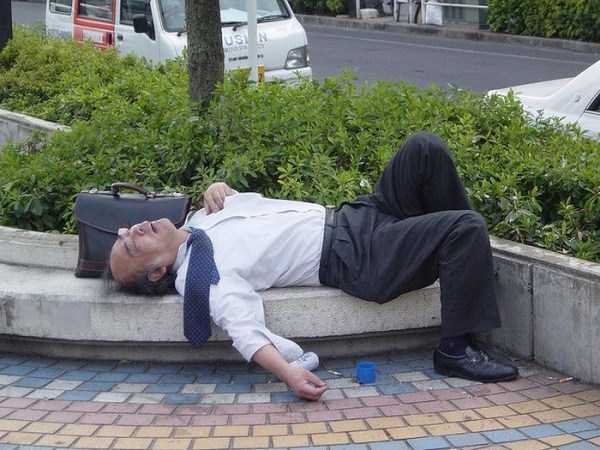 Drunk Japanese Businessmen