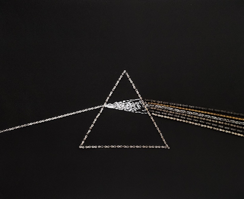 Iconic Art Made From Bicycle Parts