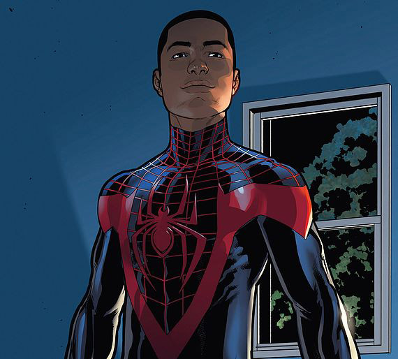 Spider-Man half-black, half-Latino