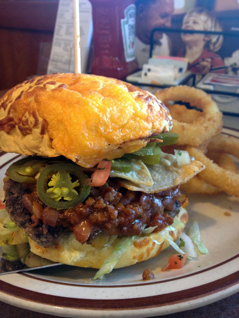 Macho Nacho Burger