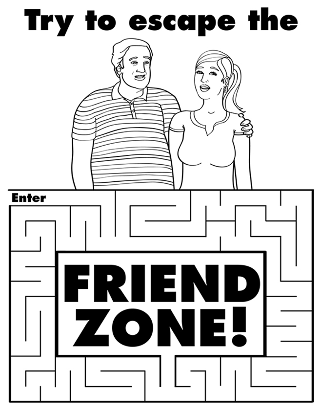 coloring book for adults funny - Try to escape the Enter Friend ||Zone!