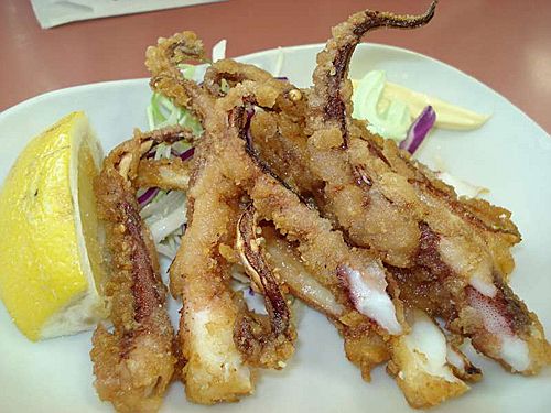 Deep Fried Squid Legs