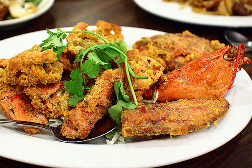 Deep Fried lobster