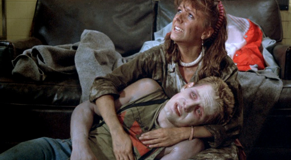 Freddys girlfriend,Tina in The Return of the Living Dead