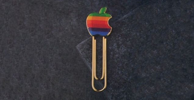 Apple Paper Clip