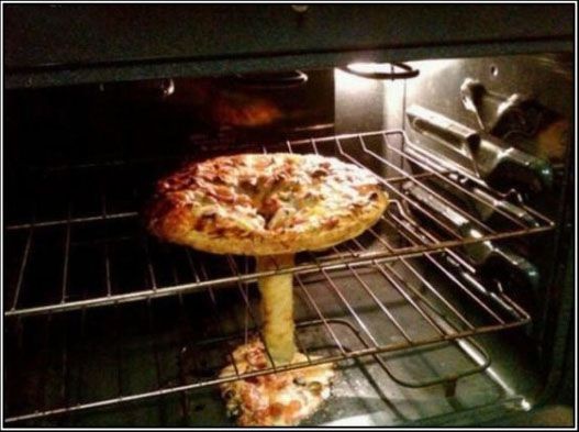 Atomic bomb pizza