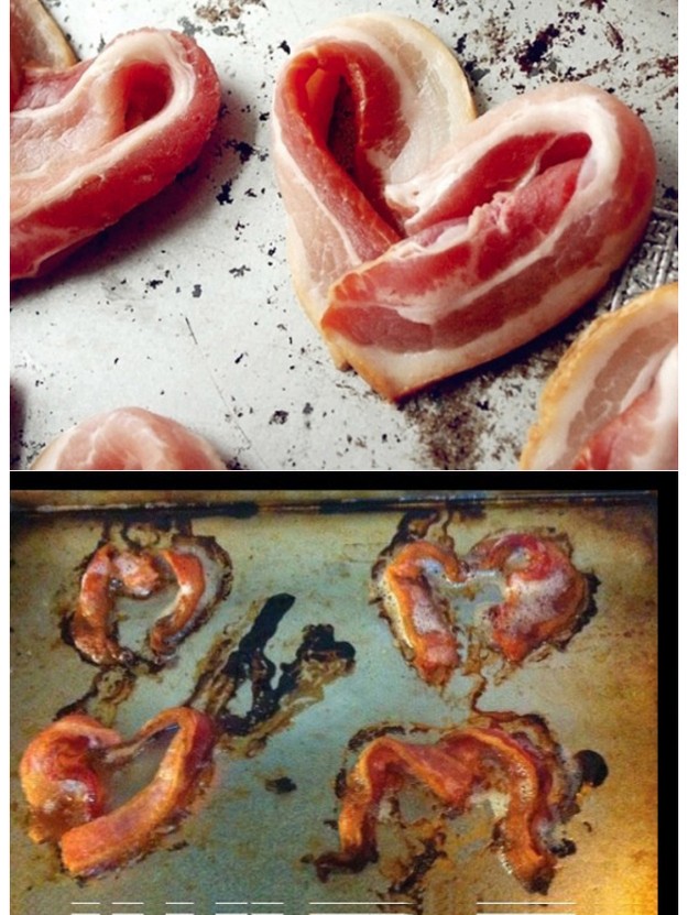 Bacon hearts