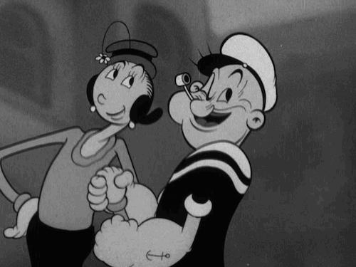 Popeye and  Olive Oyl