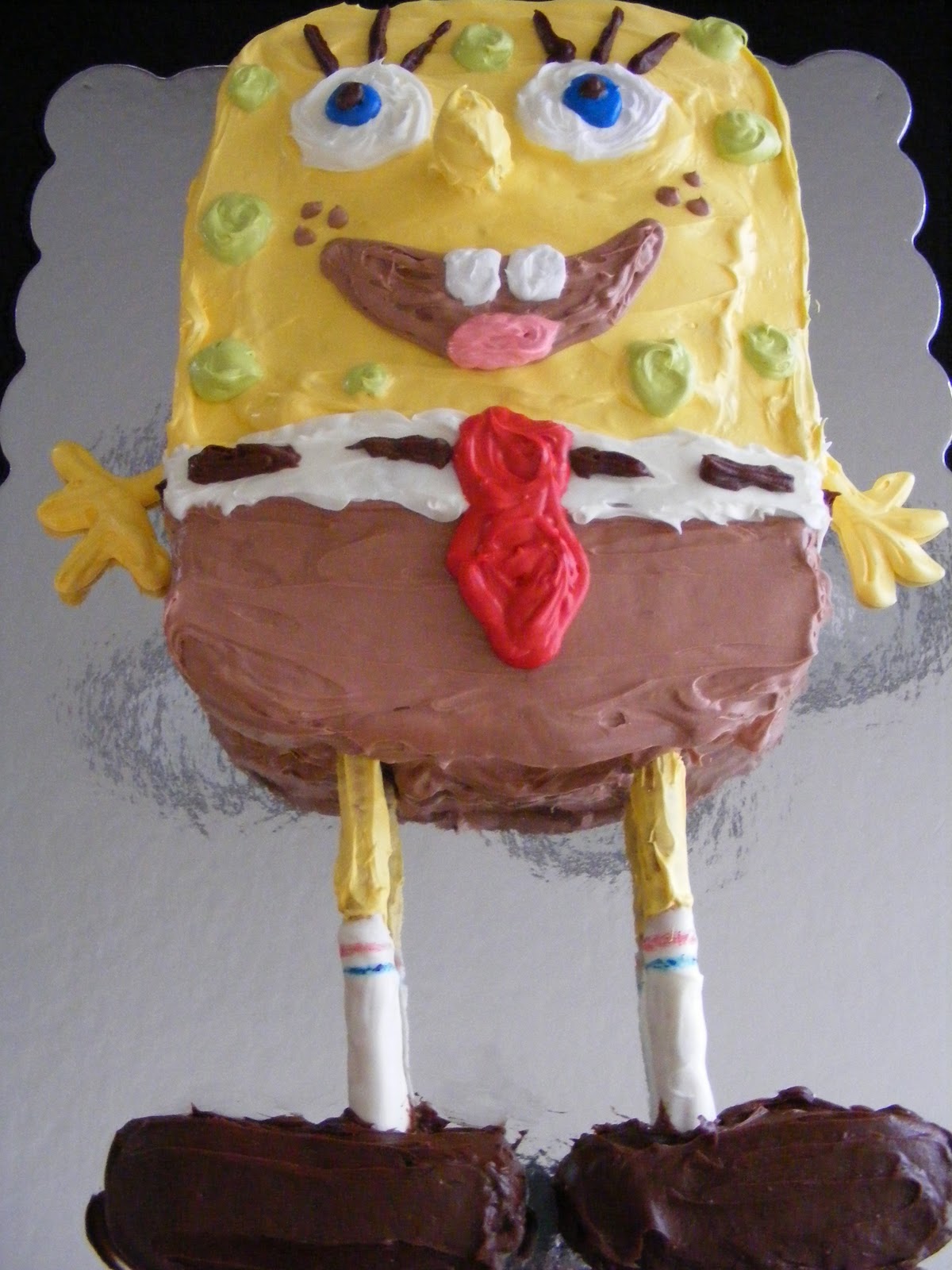 Bad Spongebob Cake