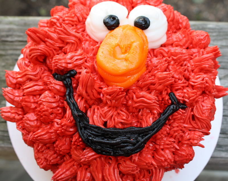 Bad Elmo Cake