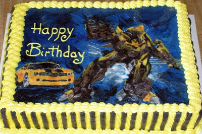 Bad Transformers Cake