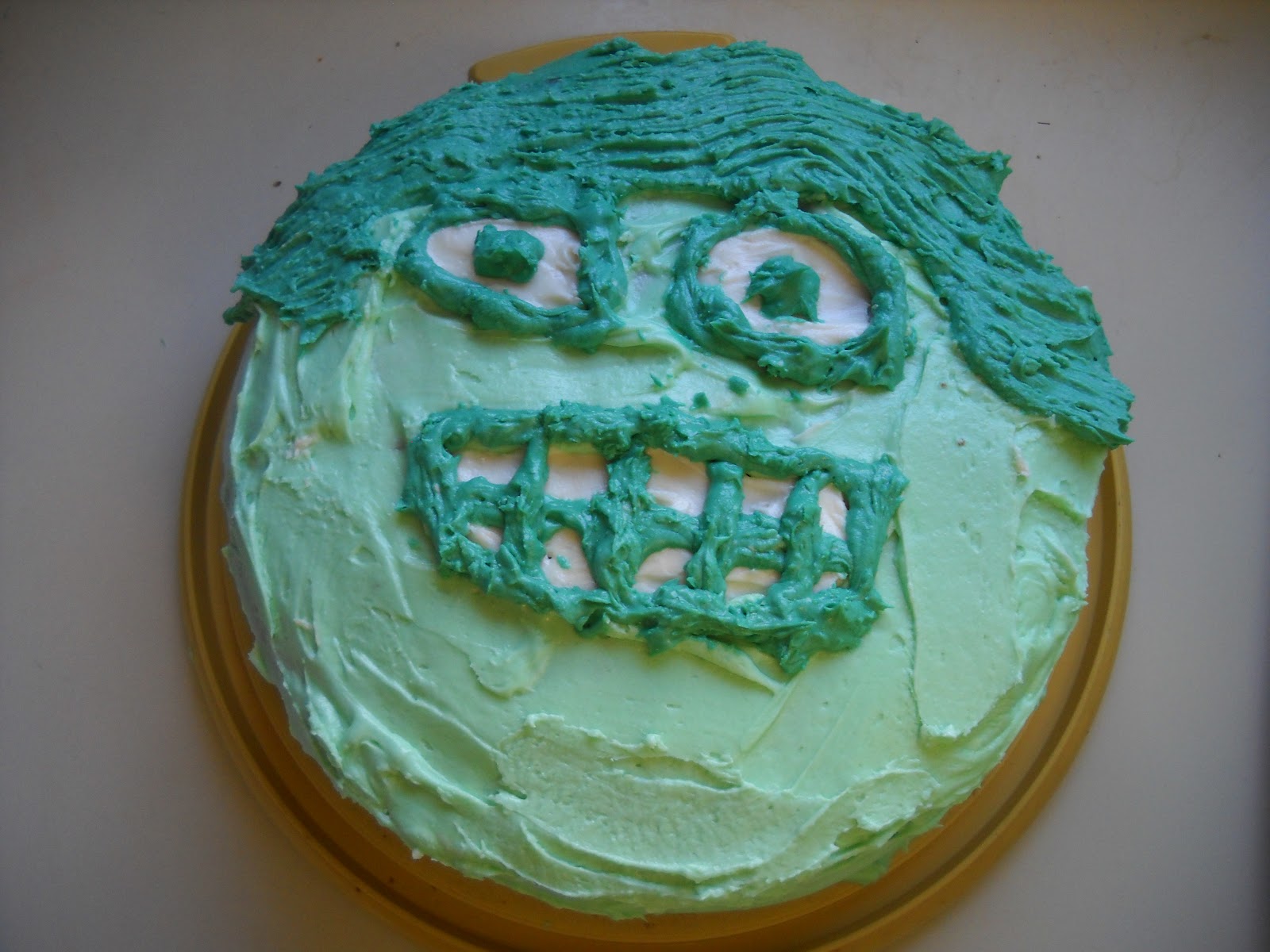 Bad Hulk Cake