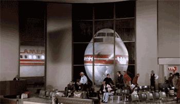 Funny GIFS Moments From 1980's Film Airplane!