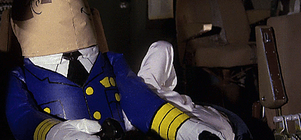 Funny GIFS Moments From 1980's Film Airplane!