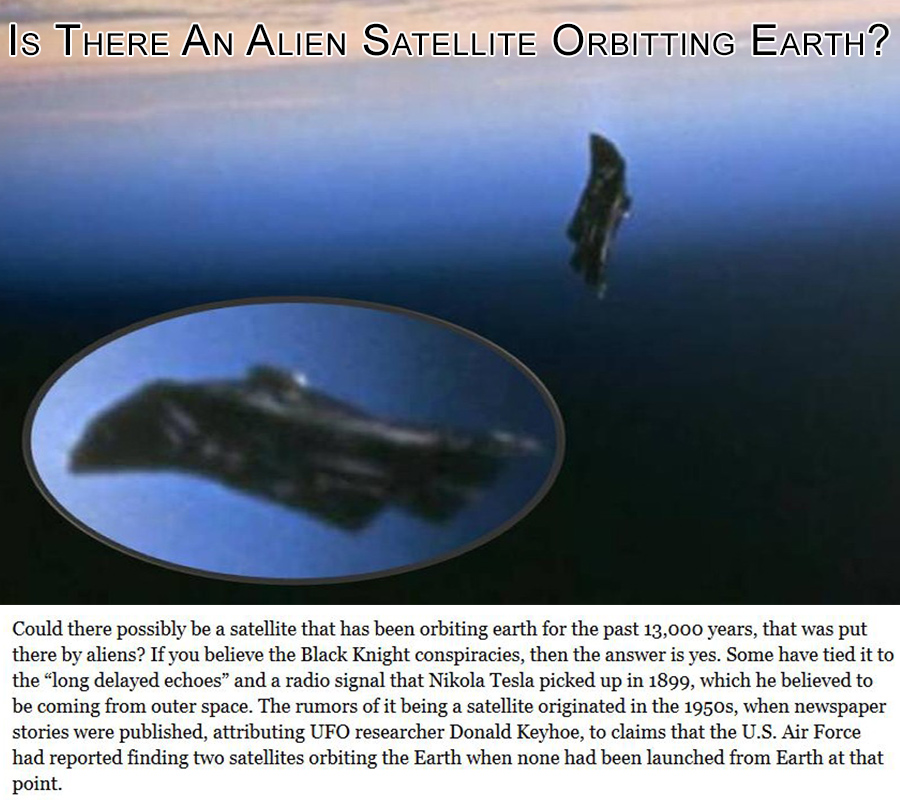 Is There An Alien Satellite Orbitting Earth?