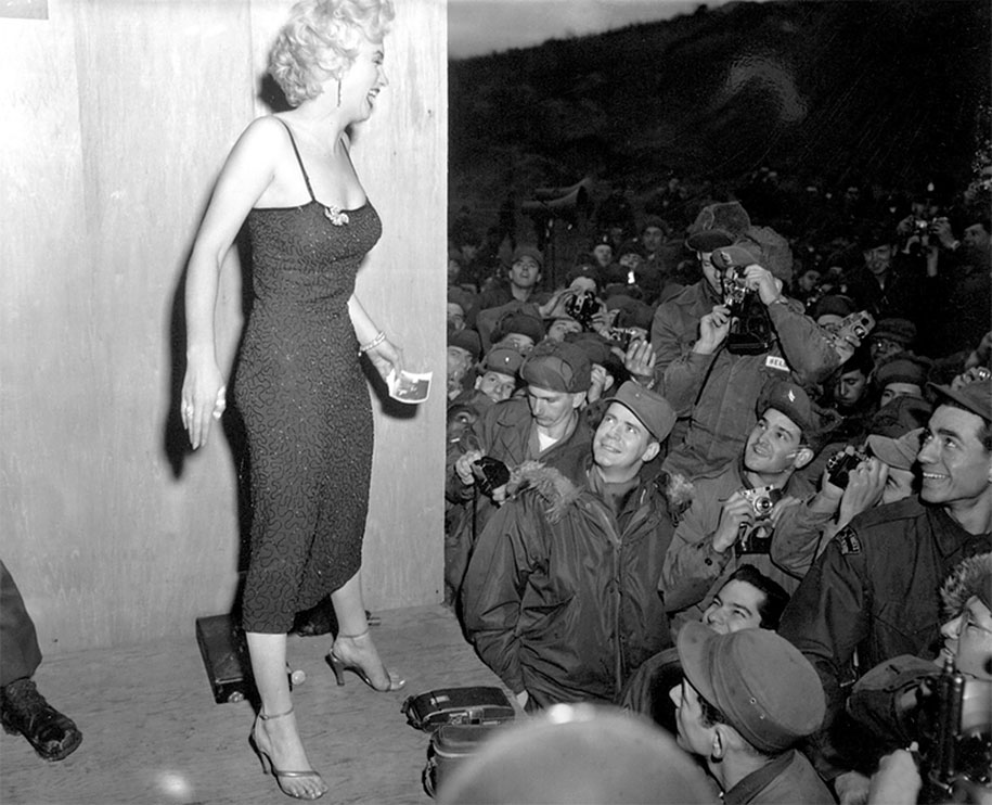 Marilyn Monroe's USO performance, February 1954