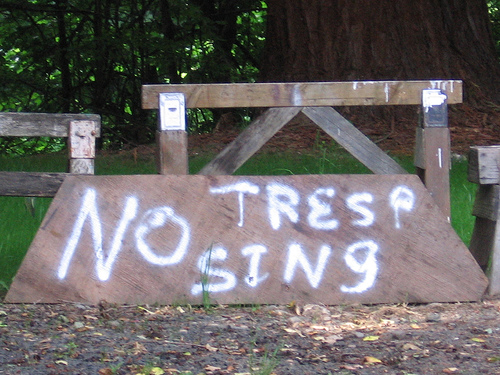 Funny No Trespassing Signs