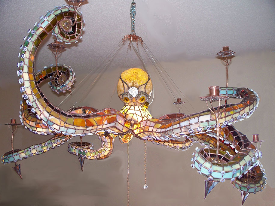 wtf octopus chandelier