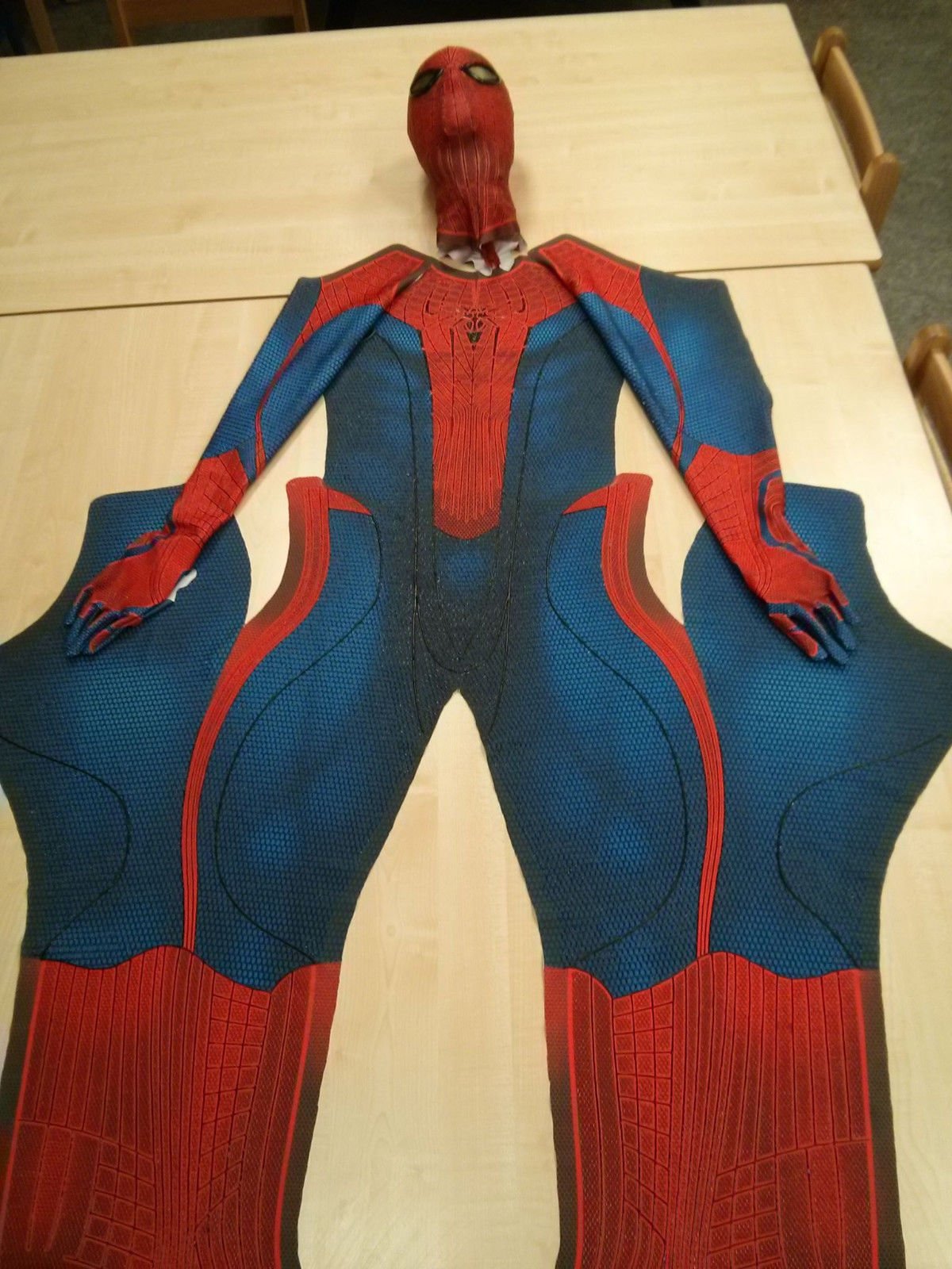 The winning bid on this Spider-Man costume was a cool 2,500