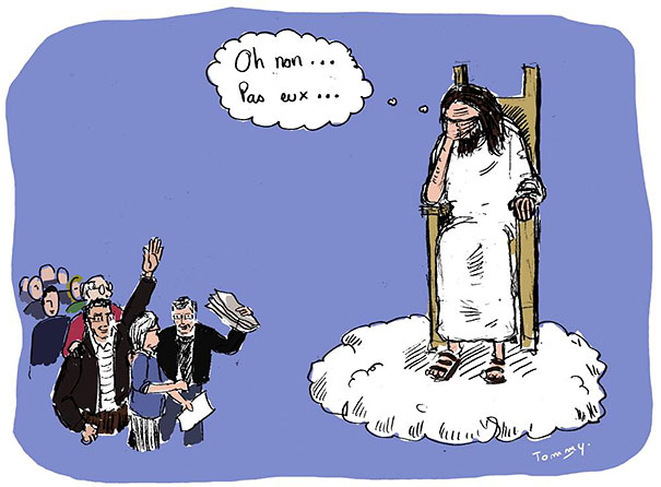 Oh no, not themCharlie Hebdo often satirized Christians as well