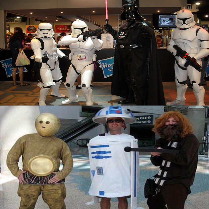 Thinking your star wars halloween costumes is cool...