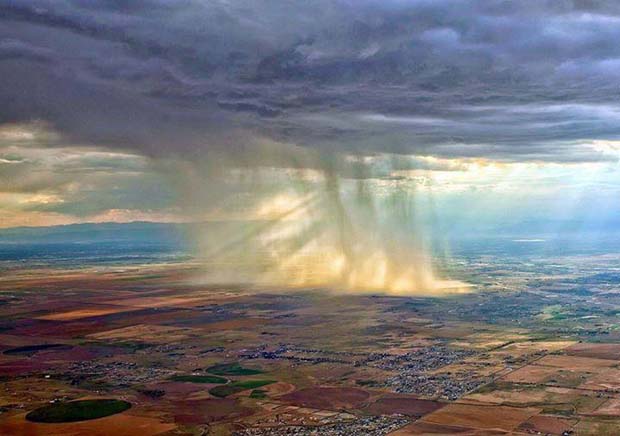Rains As Seen From An Airplane