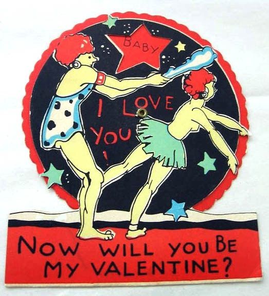 creepy vintage valentines - Baby Colun Your Now Will You Be My Valentine?