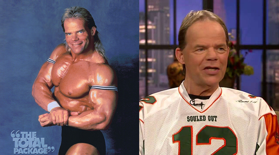 Lex Luger: Suffered a nerve impingement in his neck that led to temporary paralysis.