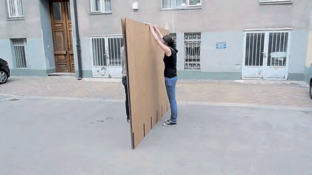 wtf pop up cardboard furniture
