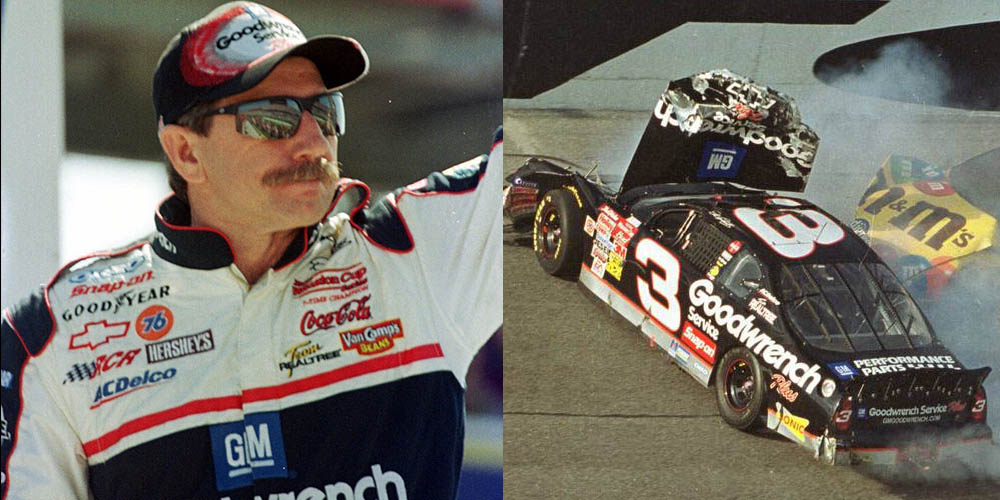 Dale Earnhardt died February 18, 2001 at the 2001 Daytona 500
