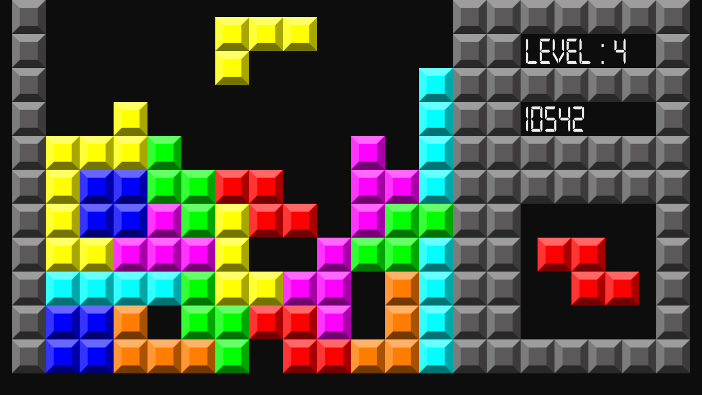 game tetris - Level 4 10542
