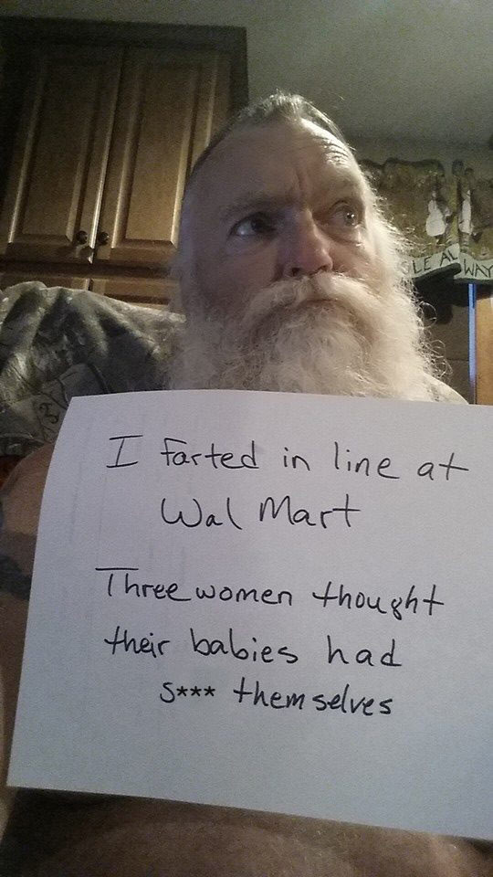 farted in walmart - I farted in line Wal Mart at Three women thought their babies had S themselves