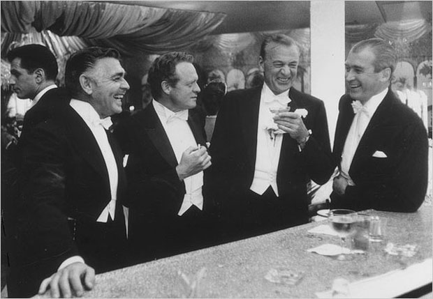 Clark Gable, Van Heflin, Gary Cooper, and James Stewart