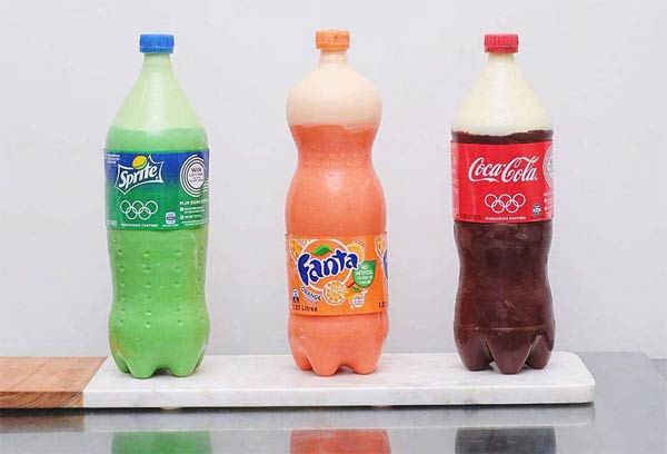 Cakes That Look Like Soft Drink Bottles
