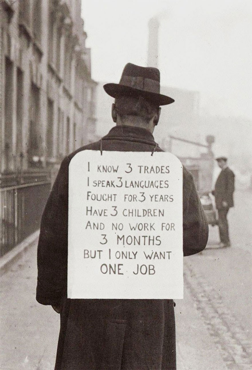 Job Hunting In 1930’s