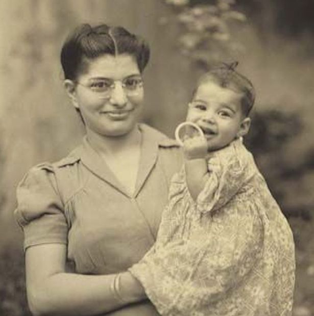 Freddie Mercury with his mother in Zanzibar