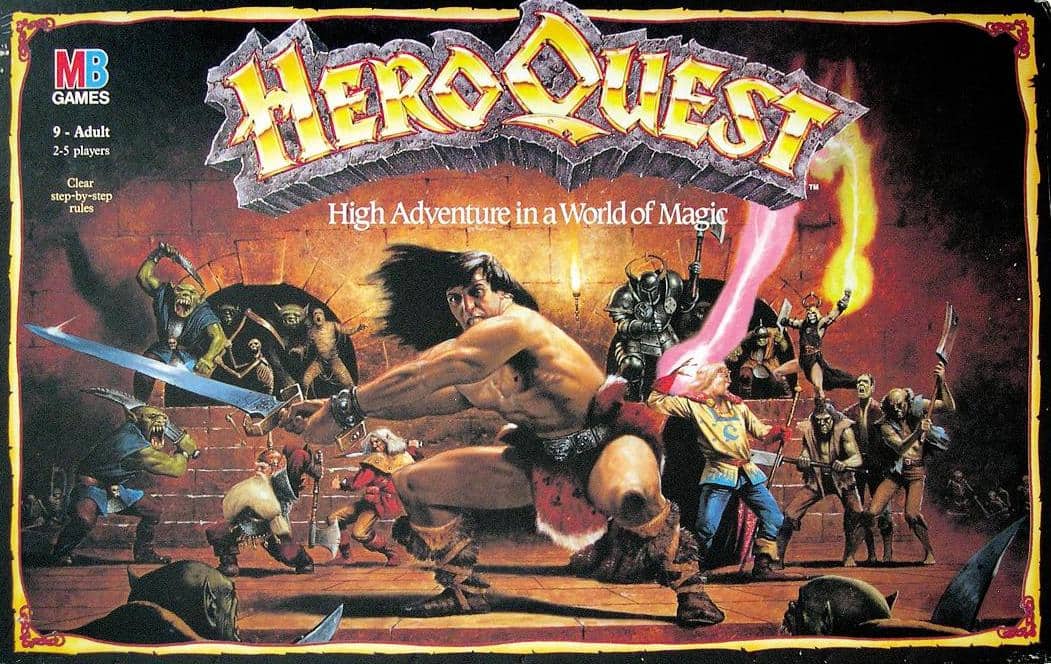 Heroquest,Move over, Dungeons & Dragons! Heroquest was yet another great board game that helped to bring the 1980s out with a bang.