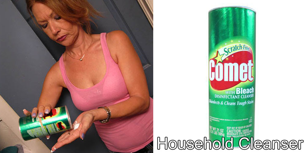 Addicted to Household Cleanser, Crystal has been eating household cleanser everyday since she was twelve.