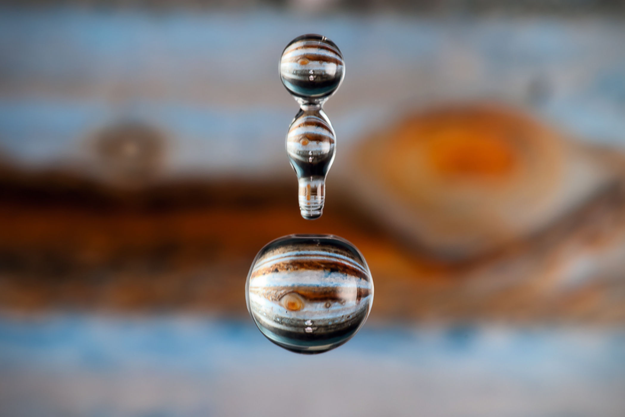 Droplets of water Art (Jupiter)