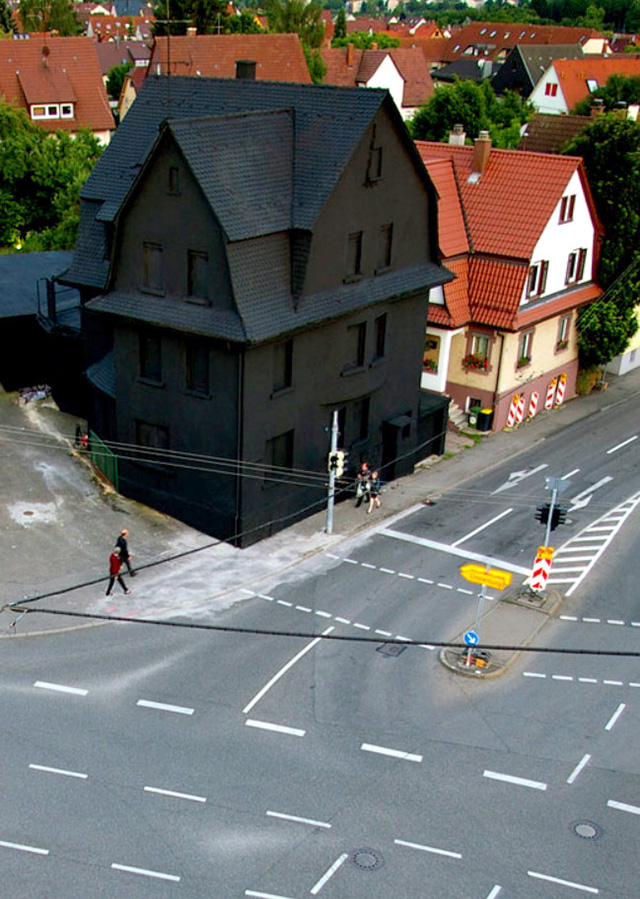 A all black house in Germany