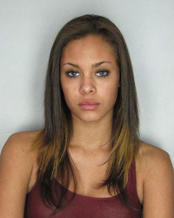 Gabrielle Hill was arrested for possession of illegal drugs in Hillsborough, Florida but also appeared to be in possession of flawless good looks