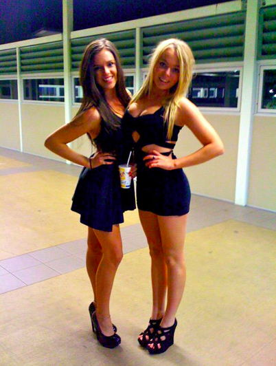 A COUPLE OF FIT LEGGY SLUTS FOR YOU TO CHOOSE AND COMMENT ON